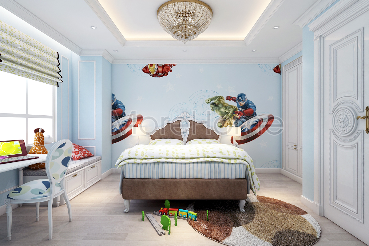 Thiết kế phòng ngủ căn hộ Sunrise